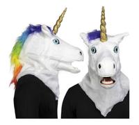 Masque - DisfraZZes - Unicornio - Multicolore - Taille unique - Mouvement de mâchoire