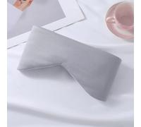 Masque d'oeil de soie de glace pour des femmes hommes, couvertures sans pression molles d'oeil de panne de refroidissement pour dormir, masque de sommeil adapte toutes les têtes réglables