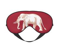 Masque doux pour les yeux avec drapeau de la souveraineté siamoise pour dormir - Idéal pour les femmes et les hommes et les voyages, confortable et réglable, parfait pour une utilisation en