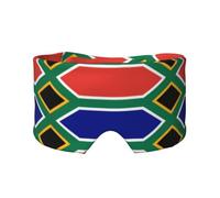Masque doux pour les yeux avec drapeau de l'Afrique du Sud - Masque de sommeil confortable pour les personnes dormant sur le côté, blocage de la lumière, masque relaxant sans pression pour les yeux