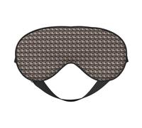 Masque doux pour les yeux avec impression de bouteille de vin - Bloque la lumière - Idéal pour la sieste - Pour voyage, camping, méditation, yoga