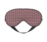 Masque doux pour les yeux avec impression de symboles de l'Angleterre - Bloque la lumière - Idéal pour la sieste - Pour voyage, camping, méditation, yoga