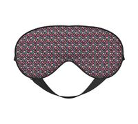 Masque doux pour les yeux avec imprimé planètes - Bloque la lumière - Pour la sieste - Pour voyage, camping, méditation et yoga