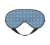 Masque doux pour les yeux avec imprimé vie marine sous-marine, bloc de lumière, sieste, voyage, camping, méditation, yoga