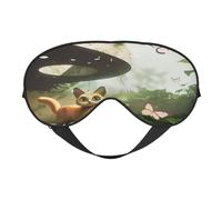 Masque doux pour les yeux Cat in Exotic Jungles pour dormir - Idéal pour les femmes et les hommes et les voyages, confortable et réglable, parfait pour une utilisation en intérieur/extérieur