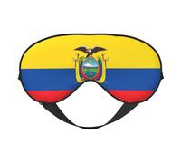 Masque doux pour les yeux Drapeau de l'Équateur, imprimé sur toute la surface, 96 % polyester, 4 % élasthanne