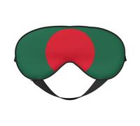 Masque doux pour les yeux Drapeau du Bangladesh, imprimé sur toute la surface, 96 % polyester, 4 % élasthanne