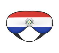 Masque doux pour les yeux Drapeau du Paraguay, imprimé sur toute la surface, 96 % polyester, 4 % élasthanne