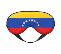 Masque doux pour les yeux Drapeau du Venezuela, imprimé sur toute la surface, 96 % polyester, 4 % élasthanne