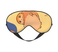 Masque doux pour les yeux en forme de hibou tordu, unisexe, confortable et respirant, adapté pour le repos quotidien, vous aide à entrer rapidement dans un sommeil profond.