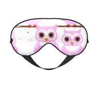 Masque doux pour les yeux mignon hibou. Unisexe, confortable et respirant, adapté pour le repos quotidien. Vous aide à entrer rapidement dans un sommeil profond.