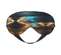 Masque doux pour les yeux View Under The Moon, imprimé sur toute la surface, 96 % polyester, 4 % élasthanne