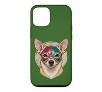 Masque drôle Chihuahua Lucha Libre Chien de Lutte Mexicain Coque pour iPhone 12/12 Pro