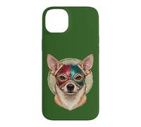 Masque drôle Chihuahua Lucha Libre Chien de Lutte Mexicain Coque pour iPhone 14 Plus