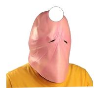 Masque drôle pour adultes glans pénis letex masque de taille libre Prank hilarant complet halloween pour la fête, la scène, la blague, les décorations d'Halloween