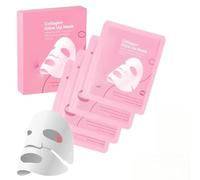 Masque Éclat au Collagène 2.0, Masques Hydratants en Profondeur pour une Peau Raffermie, Réduction des Rides et Minimisation des Pores, Amélioration de l'Élasticité