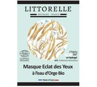 Littorelle -Patchs pour les Yeux en Hydrogel 360°- Certifié Bio- 99% Origine Naturelle - Masque Yeux Hydratant & Anti-Age - Action Anti Cernes et Poches - Made in France