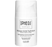 Masque Éclat Hydratant - Ipheos - Masque Nourrissant, Anti-Oxydant, Anti-Âge, Anti-Pollution Certifié Bio