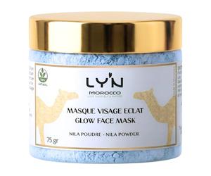 Masque Eclat visage 100% Naturel & Bio, aux Nila, Riz, Amande & Oliban-Pour les Peaux Ternes et Fatiguées.- Résultats instantanés : Bosster d'Eclat, Ilumine et Purifie le teint.