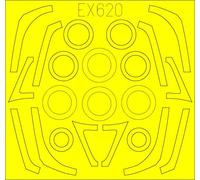 Masque Eduard 1:48 - F-16c/n Tface (tamiya)