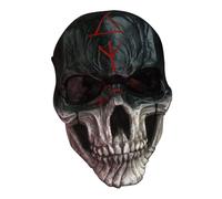 Masque effrayant d'Halloween - Couverture en latex, visage effrayant - Accessoire de costume emballé - Chapeau complet, parfait pour les accessoires de théâtre, les festivals, co