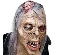 Masque effrayant, masque de zombie réaliste en latex pour vieil homme, accessoires d'Halloween pour mascarade, fêtes costumées, carnaval, Noël, Pâques, représentations sur scène, réaliste pour