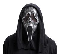 Masque effrayant visage de fantôme d'Halloween | Masque de film d'horreur pour événements à thème | Accessoire de fête à thème | Accessoire de cosplay | Costume d'Halloween | Masque de fantôme