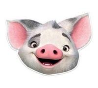 STAR CUTOUTS Ltd SM333 Pua Pig Masque facial amusant pour enfants pour anniversaires, fans et fêtes de Vaiana Multicolore