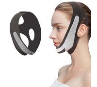 Masque en Forme de Visage,Réutilisable Masque en Forme de V,Sangle Amincissante pour le Visage,Masque de Lifting pour le Visage,pour Éliminer L'Affaissement de la Peau Lifting Raffermissant Anti-Rides