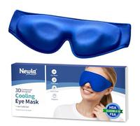 Masque en gel rafraîchissant pour les yeux gonflés : design amélioré pour une plus grande couverture et un soulagement plus rapide du refroidissement, compression de thérapie par le froid pour les