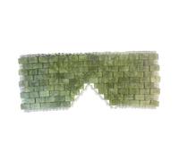 Masque en jadéite naturelle pour le visage et le froid et le chaud en caoutchouc pour le repos, le soulagement des sinus, l'amélioration du sommeil, le conseil traditionnel en jadéite chinoise