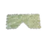 Masque en jadéite naturelle pour le visage et le froid et le chaud en caoutchouc pour le repos, le soulagement des sinus, l'amélioration du sommeil, le conseil traditionnel en jadéite chinoise