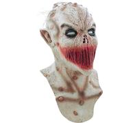 Masque en latex bouche cousue multicolore