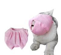Masque en maille respirante pour empêcher les chats de mordre les morsures, muselières en maille, muselière adaptée aux aboiements, sac souple pour masque de cage, petite muselière plate, canard de