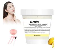 Masque en Poudre pour Soins du Visage, Masque en Gelée Hydratant avec Acide Hyaluronique, Poudre de Masque Hydro Peel-Off Professionnelle pour Combattre Les Ridules(Citron)