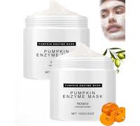 Masque enzymatique à la citrouille, Masque exfoliant enzymatique à la citrouille, Nettoyage en profondeur, Nourrissant doux, Améliore le grain de peau (1 pièce)