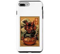 Masque Epic Demon oni pour Chat Gamer Ramen Ukiyoe Kawaii Japonais Coque pour iPhone 7 Plus/8 Plus