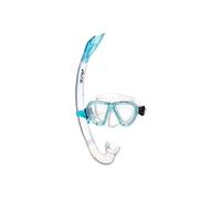 Masque et Tuba de plongee Bella - Enfant - Bleu turquoise