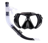 Masque et Tuba pour Adulte | Lunettes de plongée avec Tuba | Anti-Fuite et Anti-buée, Vue panoramique Équipement de plongée en Verre trempé pour la Natation