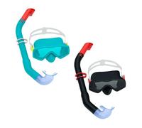 Masque Et Tube - Bestway - 24071 - Couleur Assortie - Protection Uv - Étanche Aux Fuites Multicolore