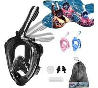 Masque étanche Masque de Plongée Sportif Antibuée PourJeunes et Enfants Masque Tuba Pliable Utilisable pour la Natation