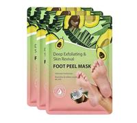Masque Exfoliant Peeling pour les Pieds - Peel-off, Hydratant, Humectant, Et Doux,Masque Spa À Domicile Pieds Secs Et Crevassés | Pour Grand-Mère, Femmes, Maman, Hommes, Papa, Grand-Père Et