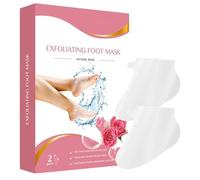 Masque Exfoliant Pieds - 2 Paires de Masques de Soin pour Pieds - Chaussettes Pédicure Anti-Cors pour Femmes et Hommes Rituel du Soir Application Chaussures à Domicile Récupération après Sport