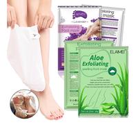 Masque Exfoliant Pour Les Pieds À L'aloe, Pour Pédicure, Chaussettes, Peeling Hydratant, Soins Pour La Peau, Élimination De La Peau Morte, Patch Pour Les Pieds, 1 Sachet = 2 Pièces