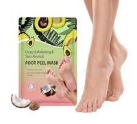 Masque Exfoliant Pour Les Pieds Soin Apaisant Pelable Hydratant Réparateur | Masque Spa À Domicile Pieds Secs Et Crevassés Pour Grand-Mère, Femmes, Maman, Hommes, Papa, Grand-Père Et