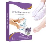 Masque Exfoliant pour Pieds - 2 Paire Exfoliant Naturel | Chaussettes Pédicure Anti-Cors pour Femmes et Hommes Rituel du Soir Application Chaussures à Domicile Récupération après Sport