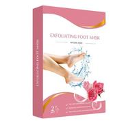 Masque Exfoliant pour Pieds - 2 Paire Exfoliant Naturel | Chaussettes Pédicure Anti-Cors pour Femmes et Hommes Rituel du Soir Application Chaussures à Domicile