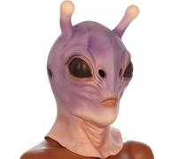 Masque extraterrestre - Masque de nouveauté, accessoires de déguisement 3D réalistes pour adultes hommes cosplay carnaval maison effrayante