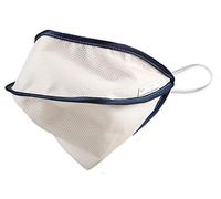 Masque facial à 2 couches Mycroclean, bord blanc/bleu, sans tampon nasal, réutilisable et lavable 100 FOIS, type II, 99,8% BFE, adulte, certifié CE, dispositif médical