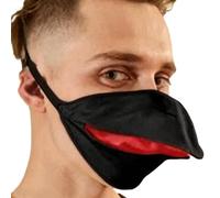 Masque facial à bec d'oiseau - Mouvement interactif de la mâchoire, pack d'accessoires de performance vocale de créature, accessoire de photographie de vacances sur scène de théâtre, matériau de tissa